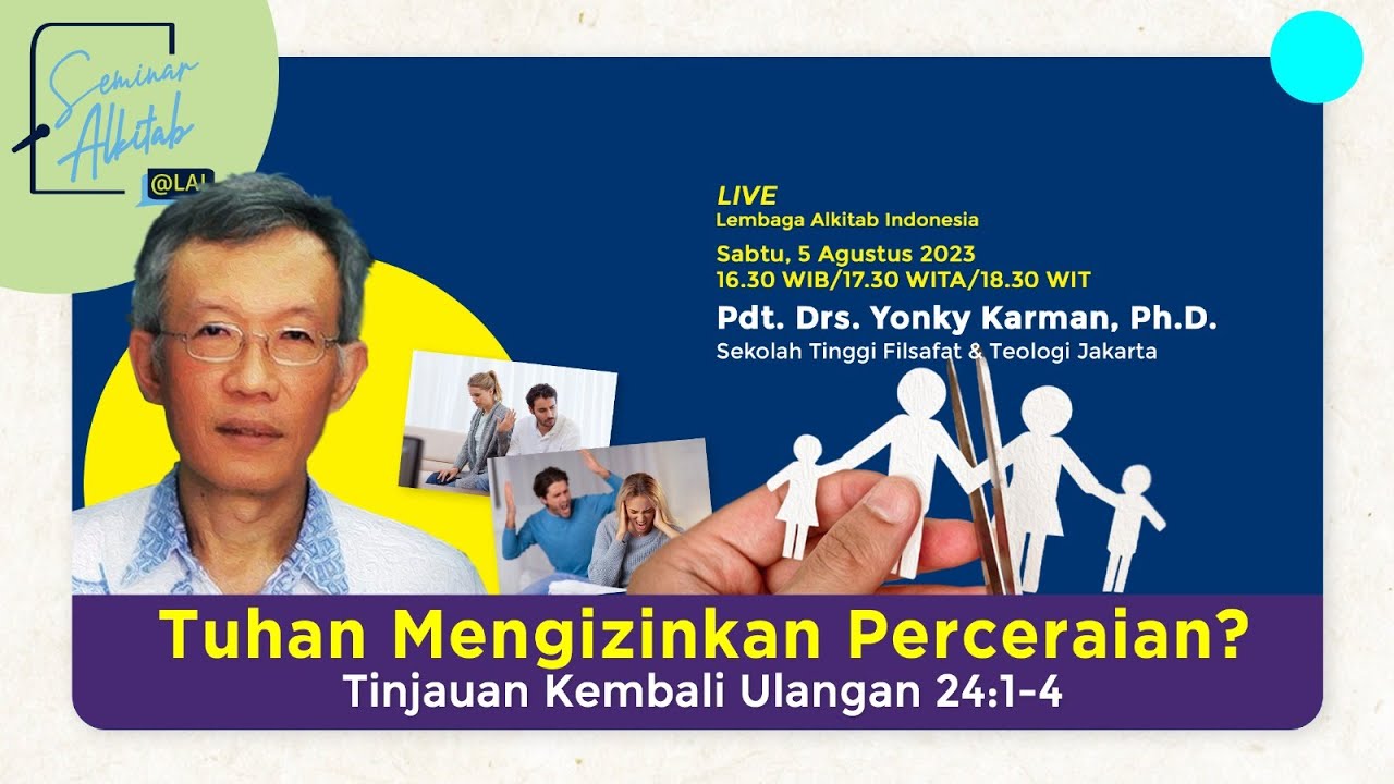 TUHAN MENGIZINKAN PERCERAIAN? 